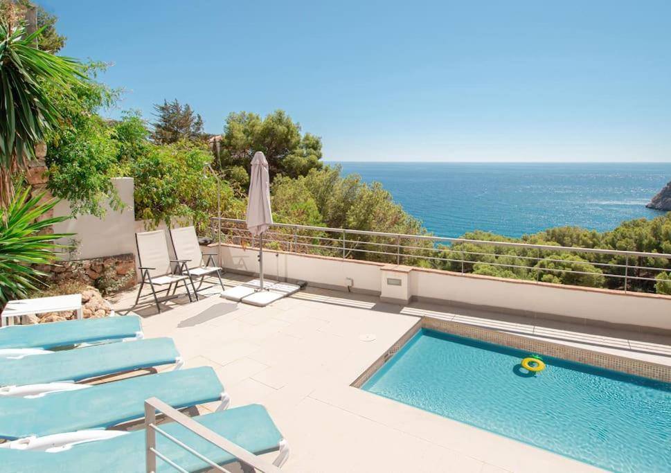 Sunny House With Great Sea Views, 3 Terraces, Private Heated Pool And Sauna 拉海瑞德拉 外观 照片