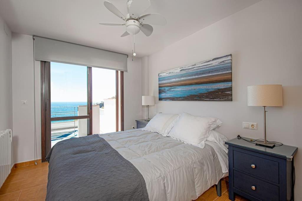 Sunny House With Great Sea Views, 3 Terraces, Private Heated Pool And Sauna 拉海瑞德拉 外观 照片