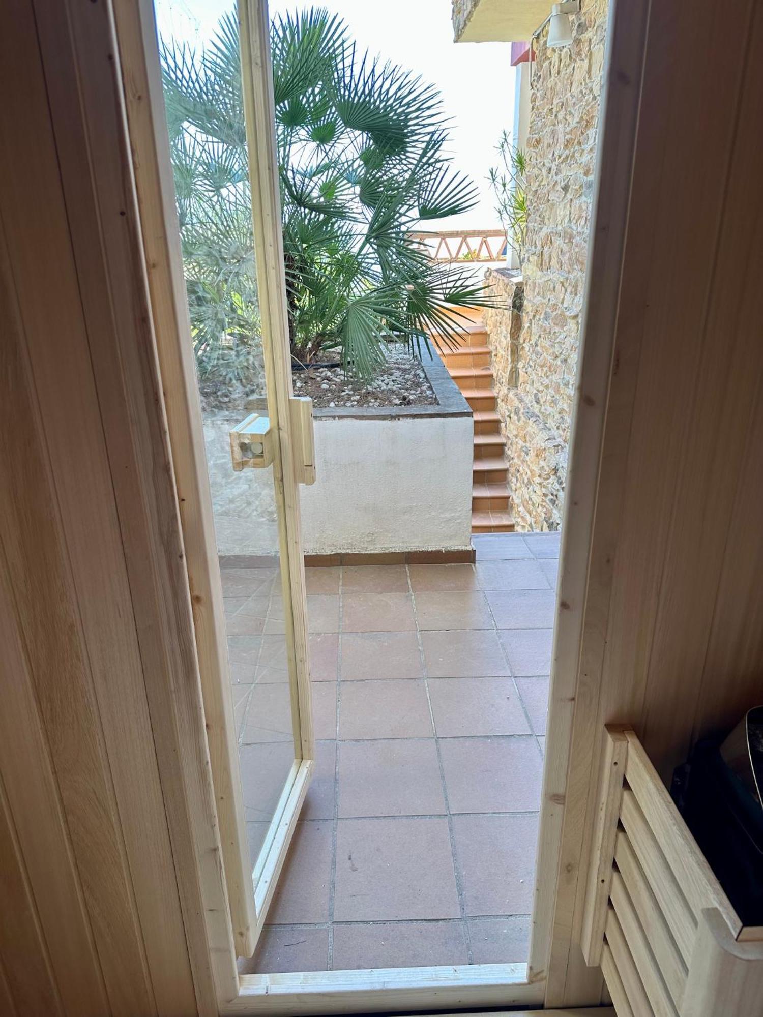 Sunny House With Great Sea Views, 3 Terraces, Private Heated Pool And Sauna 拉海瑞德拉 外观 照片