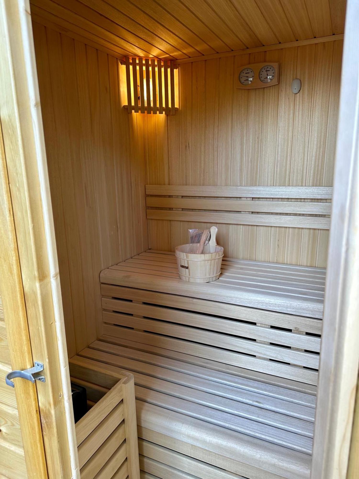 Sunny House With Great Sea Views, 3 Terraces, Private Heated Pool And Sauna 拉海瑞德拉 外观 照片